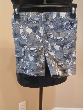 Garanimals Gray and White Dino Shorts